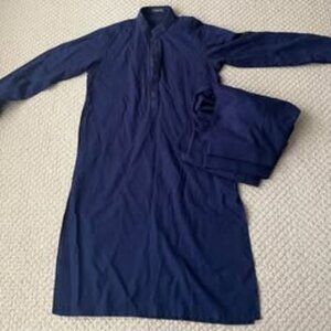 Gently used super soft Boys Navy Kameez and shalwar set